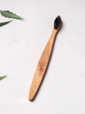 Hand Carved Natural Neem Wood Toothbrush